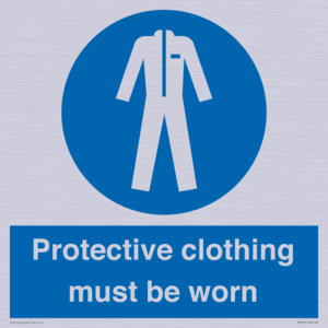 Protective clothing must be worn